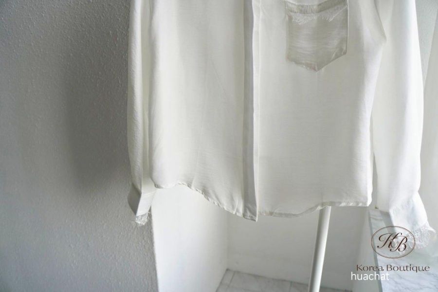 SS123 春季 襯衫蕾絲套裝 