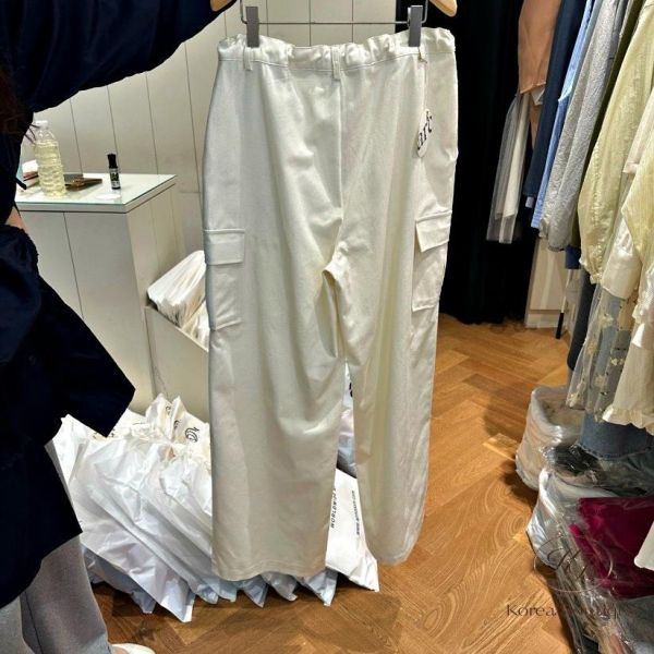 SS351 春季 質感口袋小直筒工裝褲 