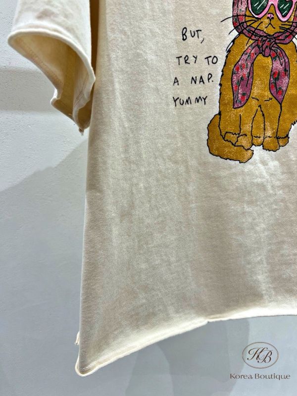 Fw480 冬季 GD貓貓tee 