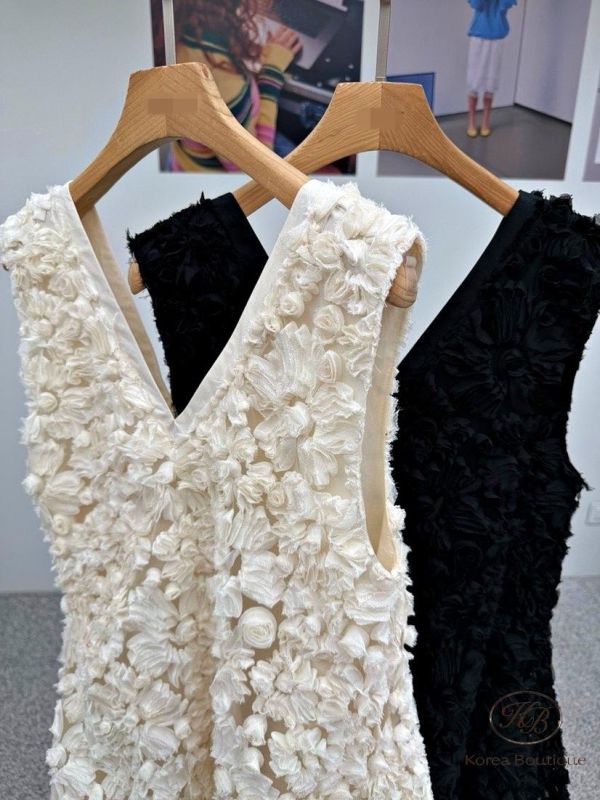 SS446 春季 玫瑰重工洋裝 