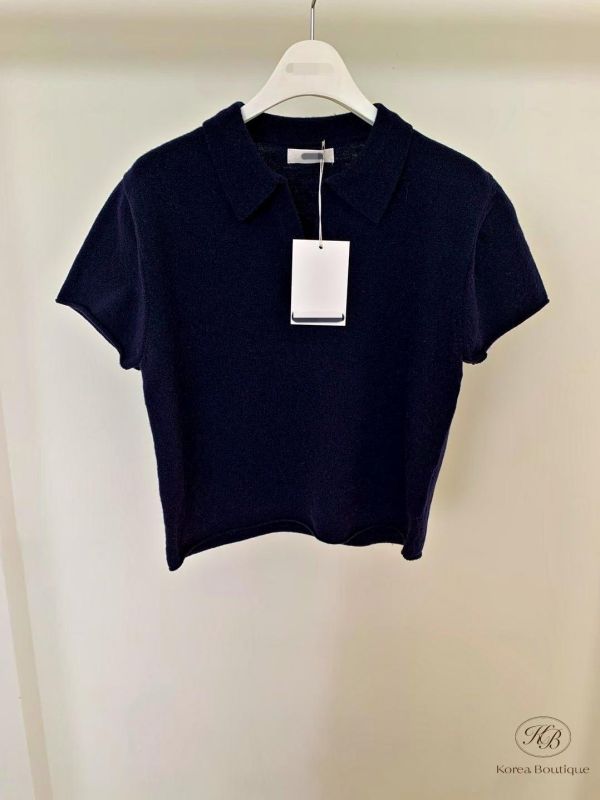 SS405 春季 翻領薄針織外套 