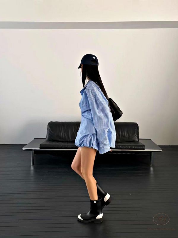 SS178 春季 條紋襯衫套裝 