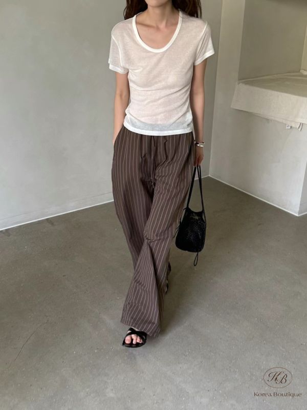 Sv25 夏裝 版型好又舒服的條紋褲 