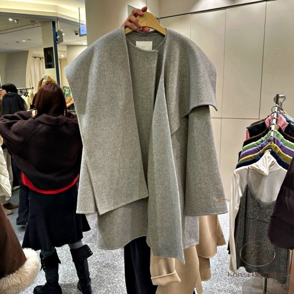 FWKR05 冬季 羊毛手工輕大衣 羊絨大衣 