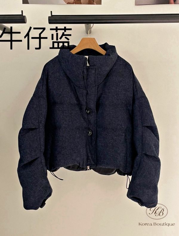 Fw430 冬季 牛仔感羽絨外套 