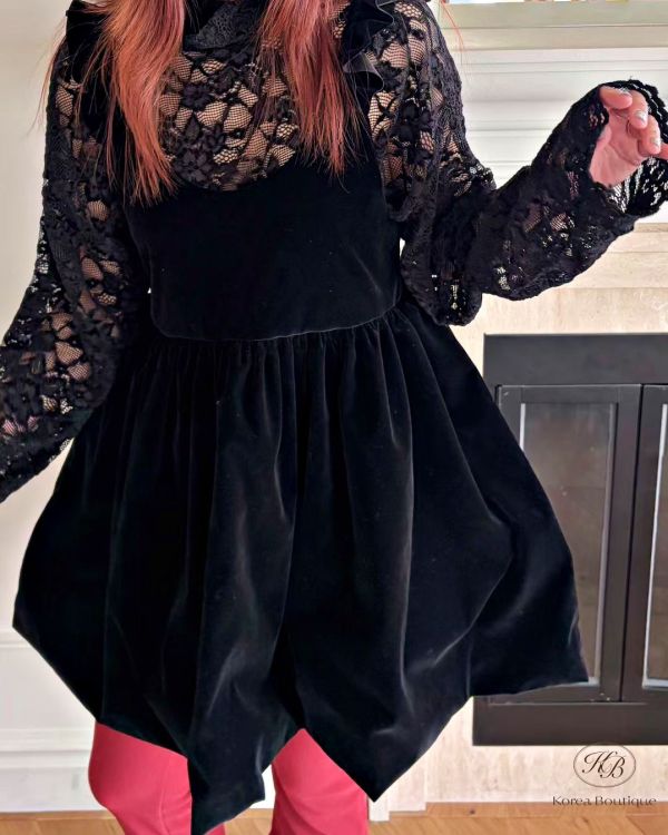 Fw401 秋季 千金小姐姐的背心洋裝 