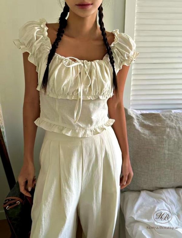 SS316 春季 亞麻浪漫套裝 均碼 