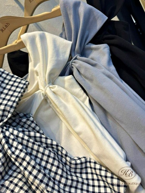 SS356 春季 蝴蝶結造型上衣 