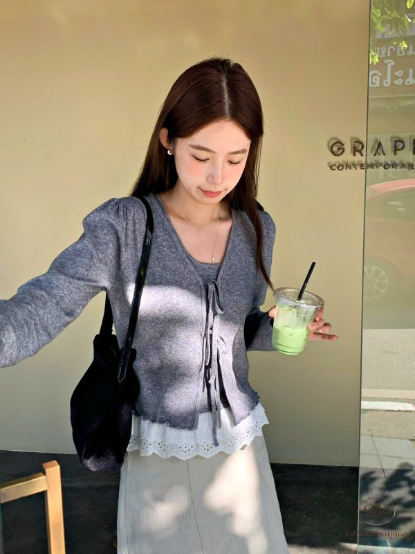 FWRK122 冬季 下擺蕾絲組兩件組 