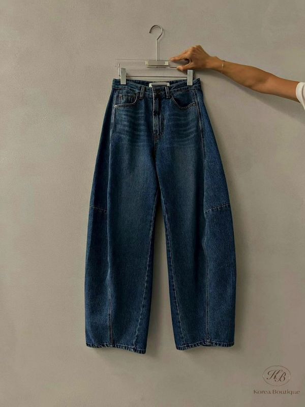 Fw433 冬季 設計家質感彎刀牛仔褲 