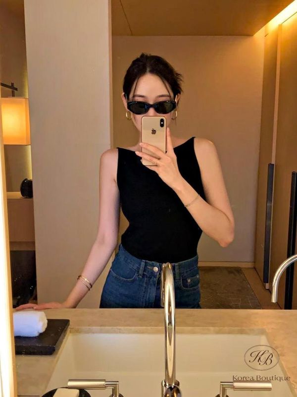 SS147 春季 版型穿起來就是顯瘦的消肩背心 