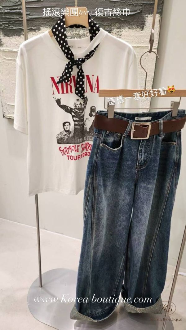 Fw26 秋季 搖滾樂團tee 