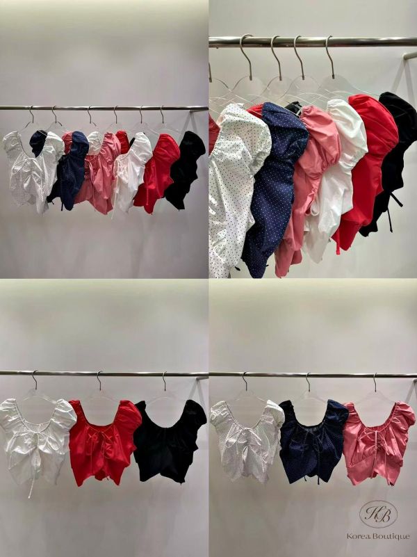 SS390 春季 小甜心綁帶上衣 