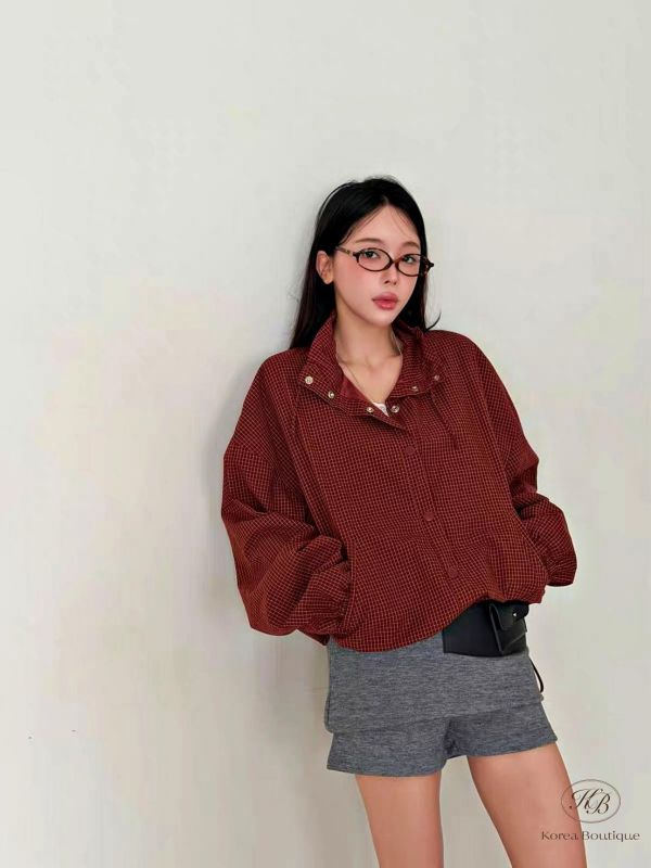FW2759 秋季 格紋夾克外套 