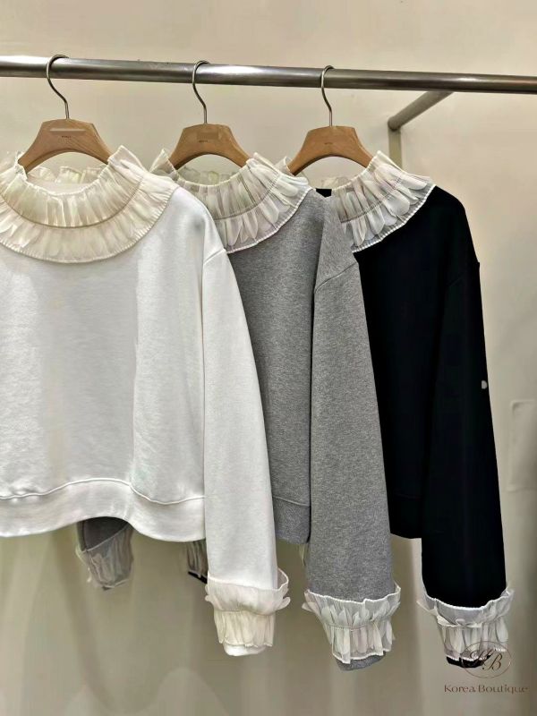 FWKR34 冬季 領口很美的上衣 