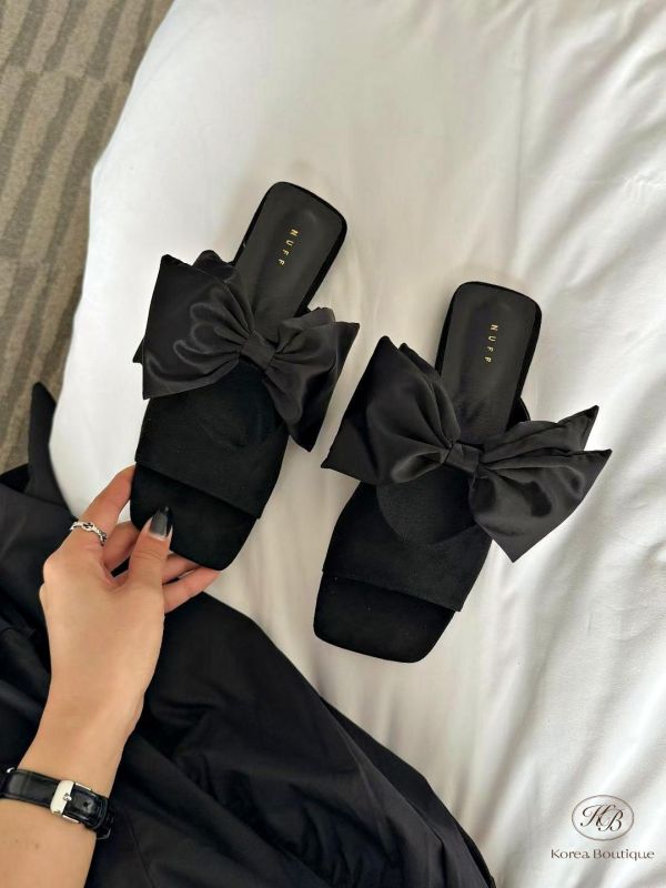 SS477 春季 大蝴蝶結造型拖鞋 