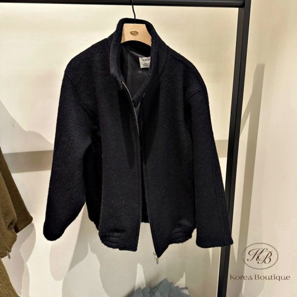 Fw493 冬季 質感很好的羊毛夾克外套 