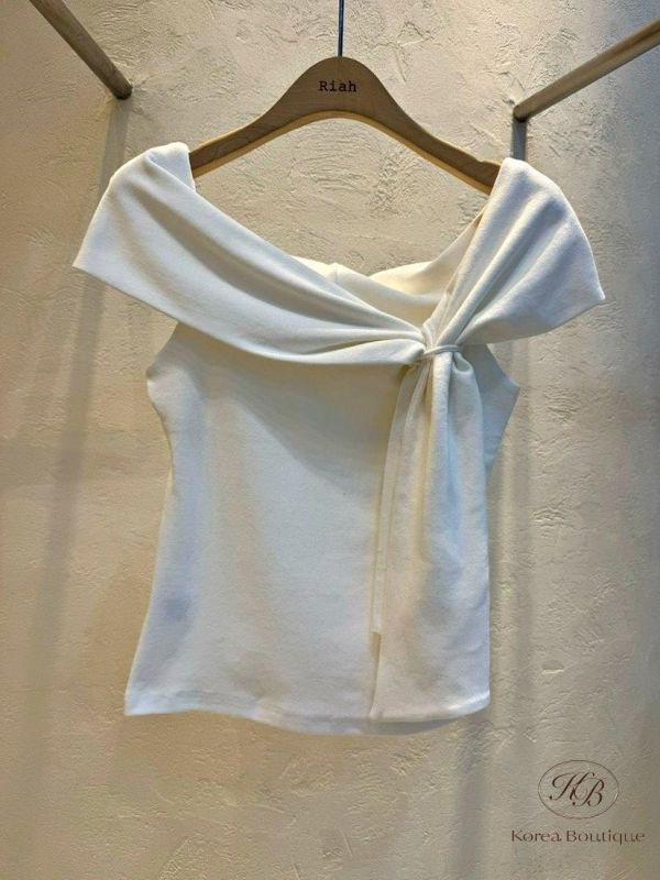 SS356 春季 蝴蝶結造型上衣 