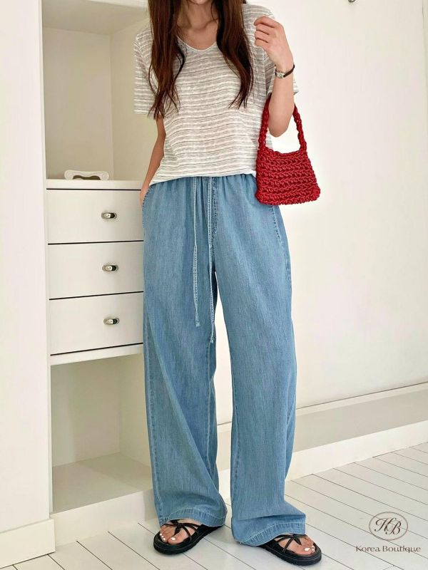 SS380 春季 找到好看顏色的牛仔休閒褲 