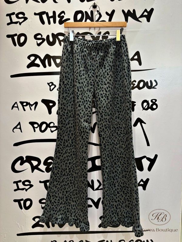 Fw451 冬季 可可愛愛的花邊褲 圖案多款 