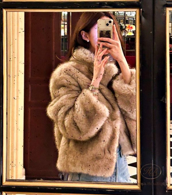 Fw414 秋季 皮草大衣外套 