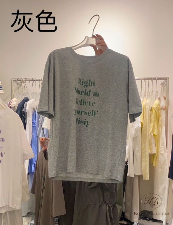 Kr88 夏裝 Misiy 字母印花Tee 