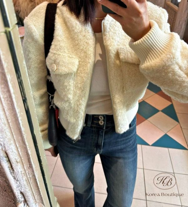 FWKR89n 冬季 熊寶寶短版外套 