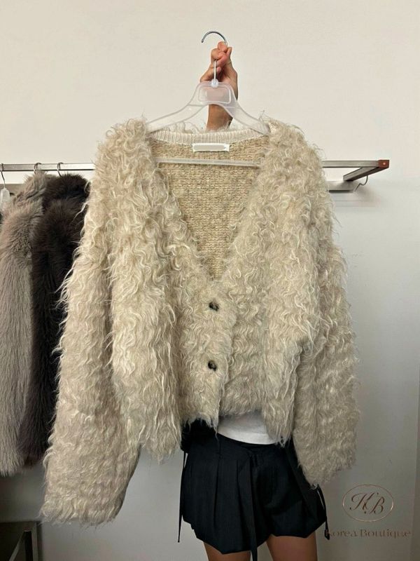 Fw408 秋季 捲捲毛 外套 