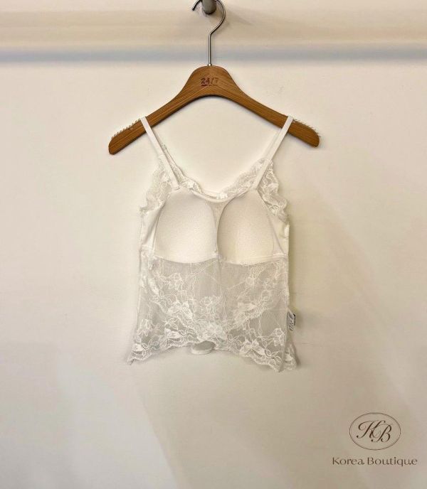 SS110 春季 蕾絲細節很美的bra top 