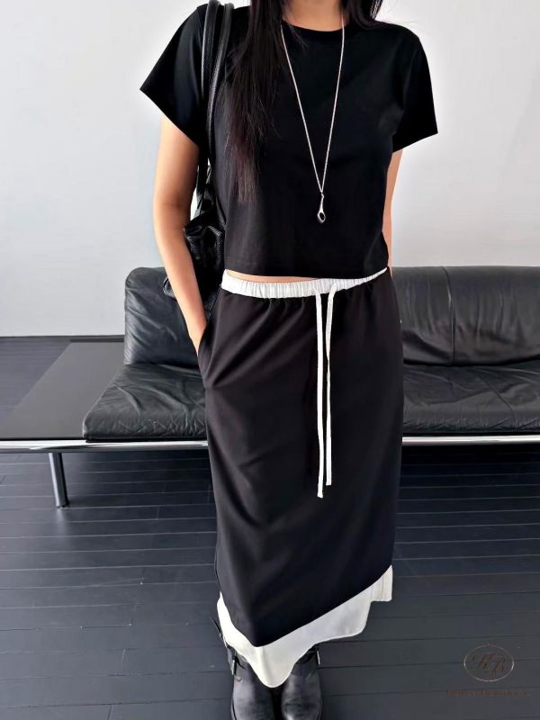 SS179 春季 紡紗西裝半身裙 均碼 