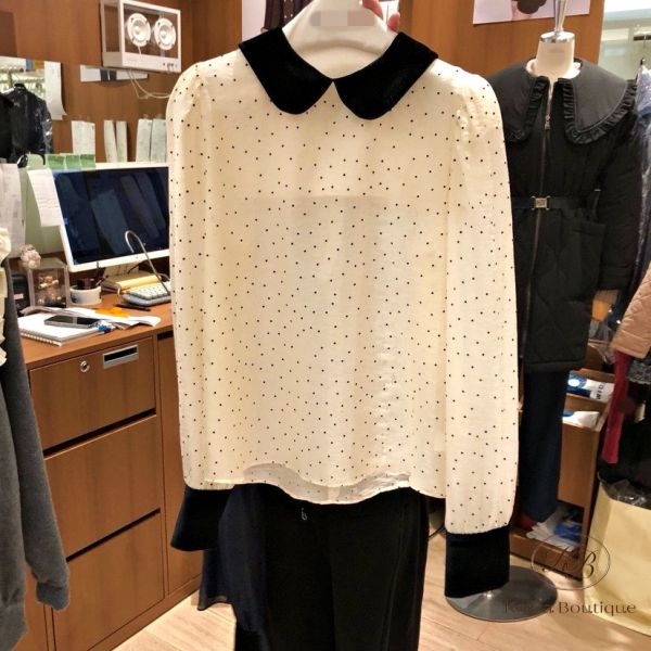 Fw481 冬季 點點襯衫 
