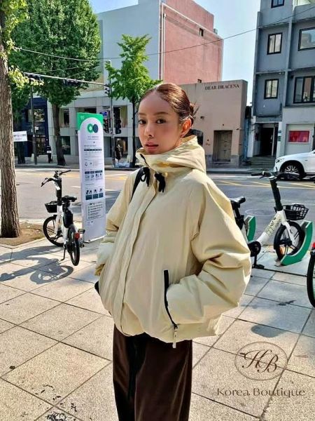 FW3845 秋季 質感雪莉棉連帽外套 輕盈舒服 