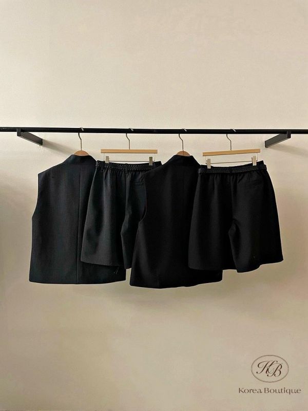 SS426 春季 俐落的背心套裝 