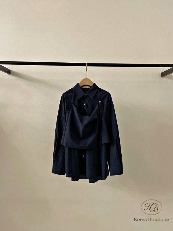 SS170 春季 兩件式質感襯衫 