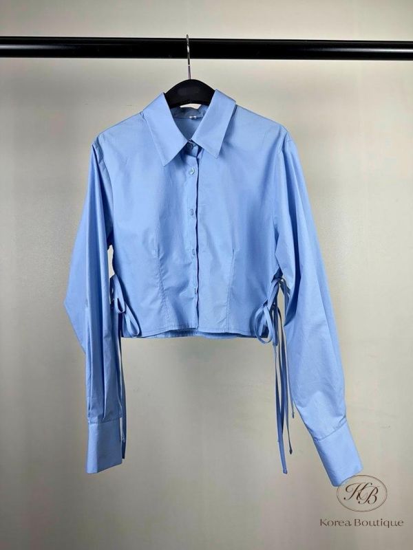 SS204 春季 質感短版襯衫 