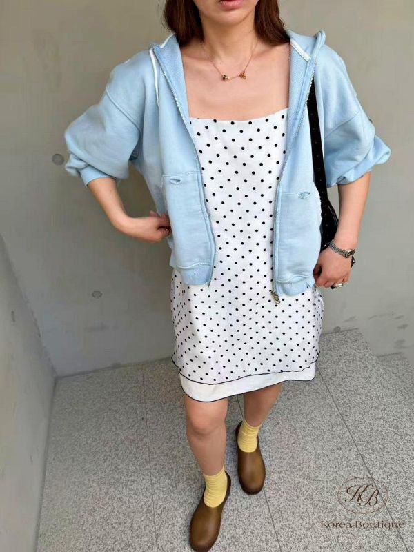 SS421 春季 點點紡紗洋裝 