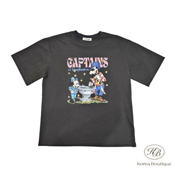 SS468 春季 可愛配色米奇tee 