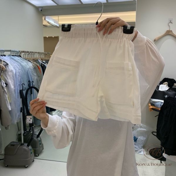Kr104 法國女孩雕花口袋褲 