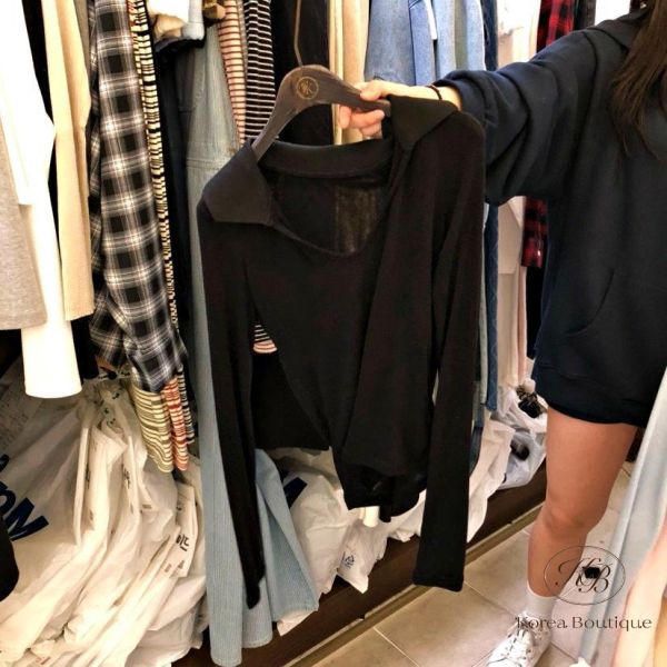 SS228 春季 深領polo衫 