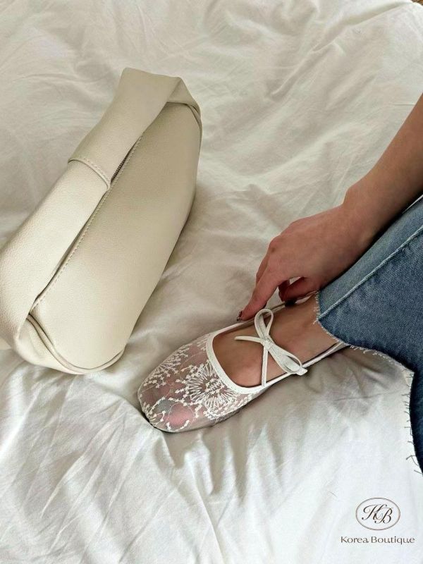 SS139 春季 透露蕾絲娃娃鞋 