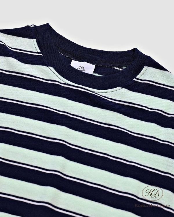 FW2738 秋季 簡單的條紋tee 穿出時髦感 