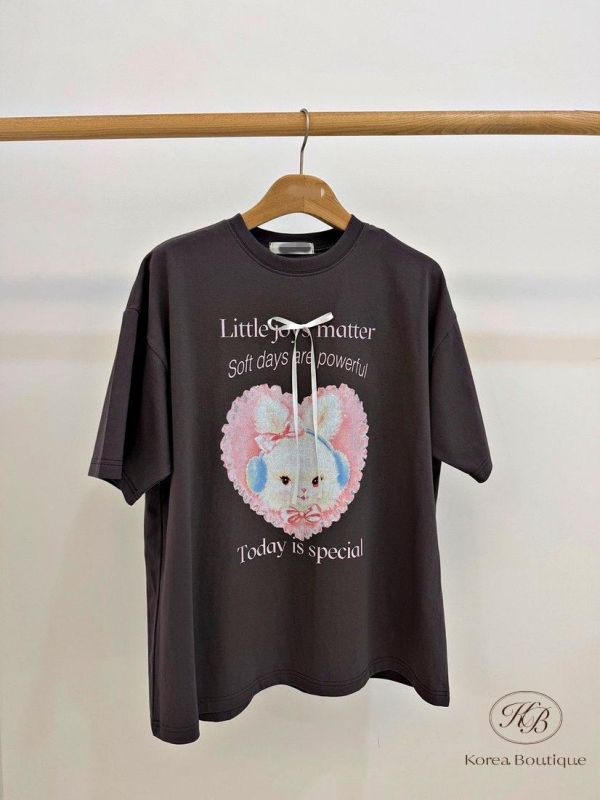 SS146 春季 兔兔立體蝴蝶結上衣 