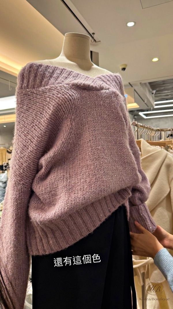 FWKR32 冬季 可拉V領毛衣 