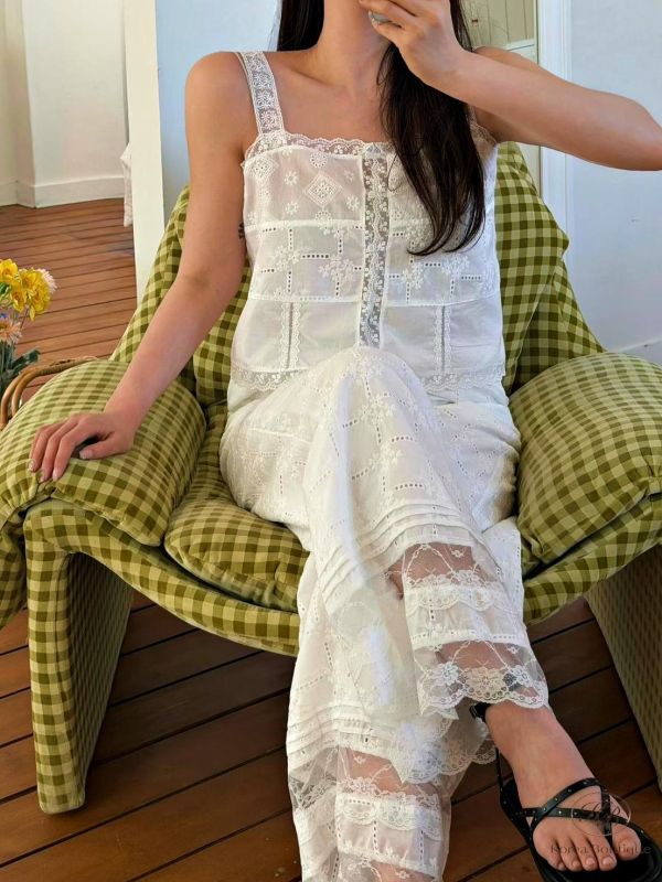 SS548 夏季 超美布蕾絲背心套 