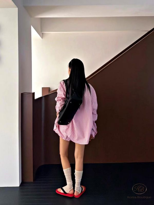 SS178 春季 條紋襯衫套裝 