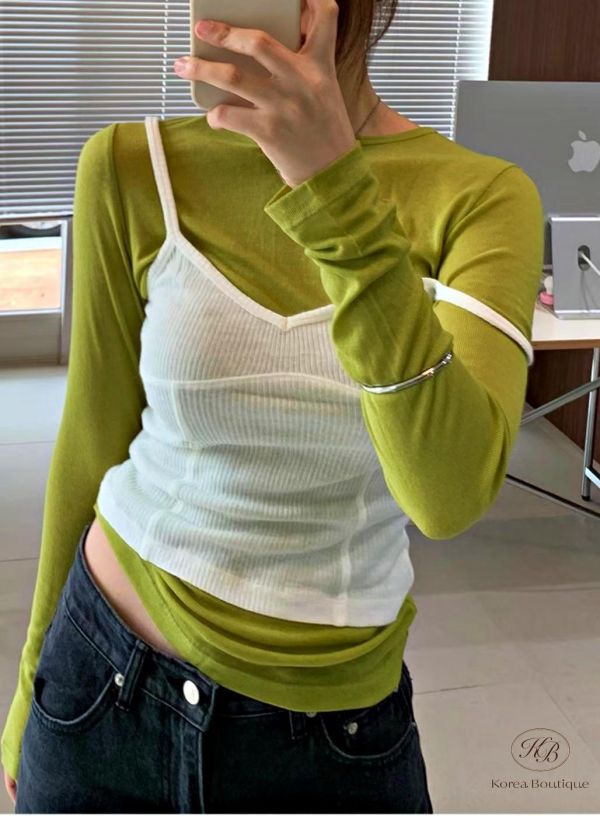 FW2654 秋季 薄款彈性合身tee 