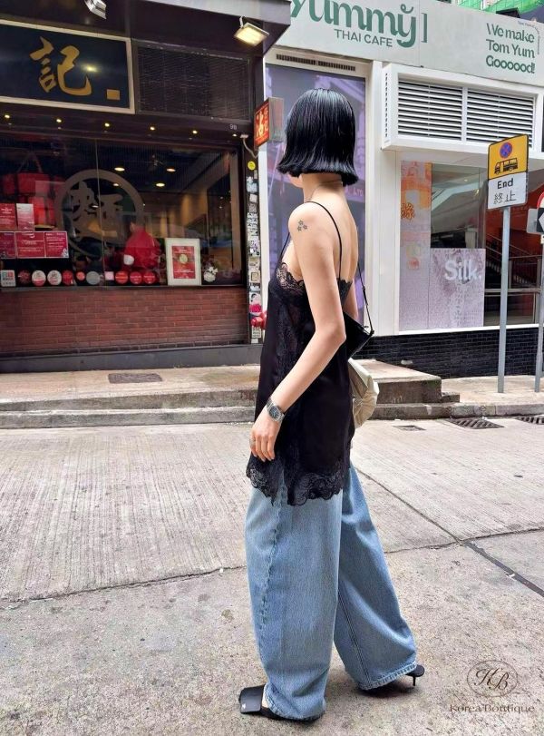 SS135 春季 細節很美的設計家蕾絲長版上衣 也可當洋裝 