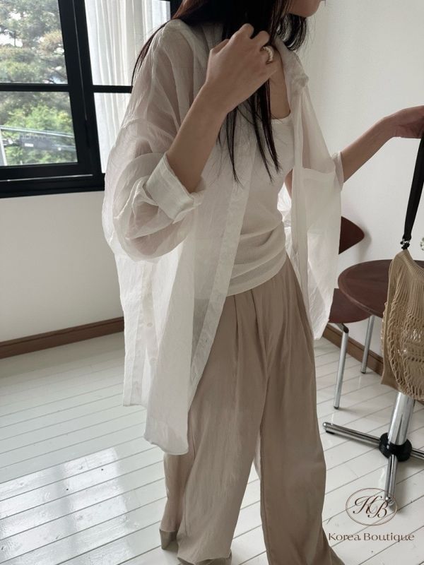 Sv37 夏裝 兩件質感襯衫 