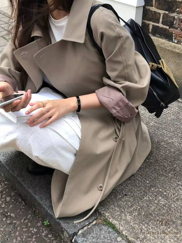 Fw17 秋季 Breeze 雙排扣風衣 