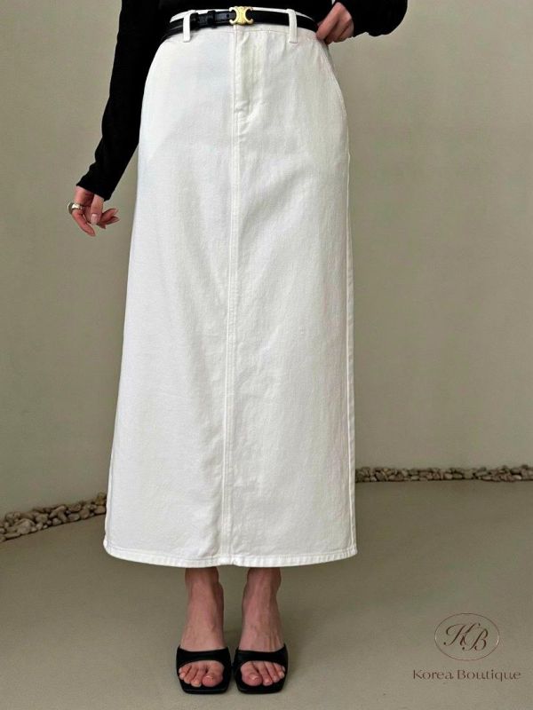 SS155 春季 簡單就好的牛仔裙 